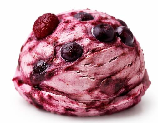 Red Wine Berry Ice Cream